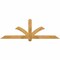 Ekena Millwork Redmond Rough Sawn Timber Gable Bracket, Western Red Cedar, 72"W x 24"H x 2"D x 4"F, 8/12 Pitch GBW072X24X0204RED00RWR - alternate 1